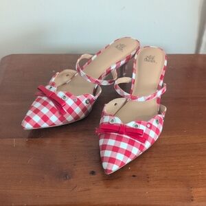 Red Gingham Women's Shoes